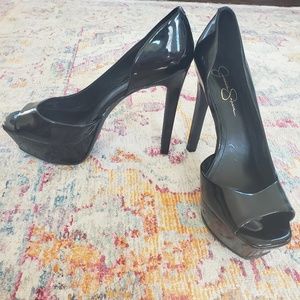 Unworn Jessica Simpson 9.5 Peep-Toe Pumps